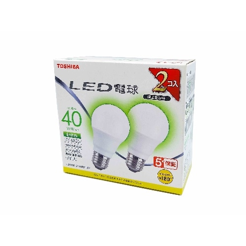 [取寄10]LED電球広配光40W2P LDA4N-G/K40V1RP 昼白色 [4580625137337]