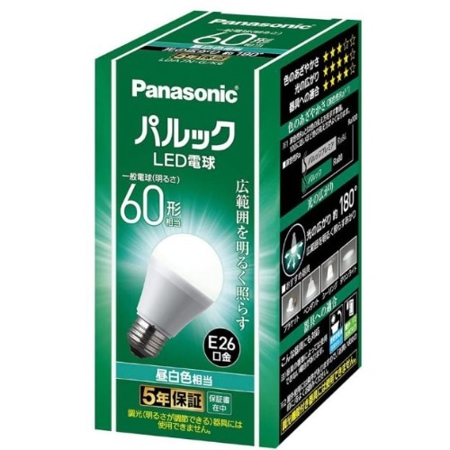 パルック LED電球 昼白色 E26口金 LDA7NGK6