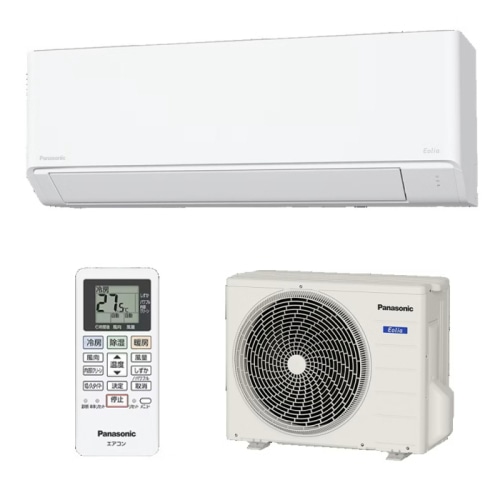 [箱難ありB]エオリア CS-256DFL-W クリスタルホワイト 8畳 [2.5kW]