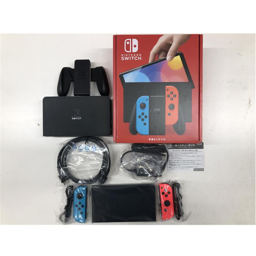 [中古A]Nintendo Switch 有機ELモデル HEG-S-KABAA ネオンブルー/ネオンレッド