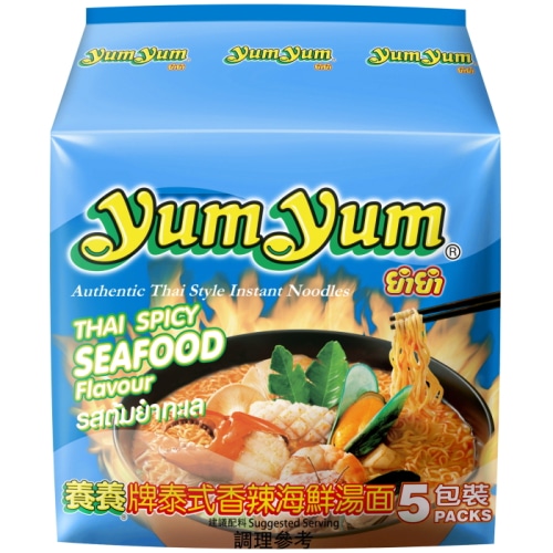 カンブリア宮殿で放送！ 綿半 ワールドマーケット ヤムヤム スパイシーシーフード味 タイラーメン 5食パック入り 【タイ】