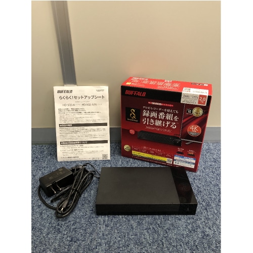 [ジャンク品]HD-SQS2U3-A ブラック (据え置きHDD)