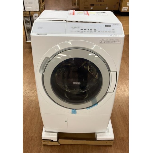 [大型特配][ジャンク品]ビッグドラム BD-SX120HR(W) ホワイト 右開きタイプ
