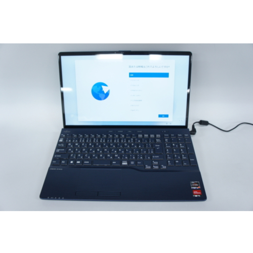 [中古B]FMV LIFEBOOK AH50/G2 FMVA50G2LK メタリックブルー (バッテリー不良) ※OSクリーンインストール