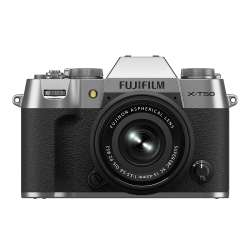 FUJIFILM X-T50 XC15-45mmレンズキット シルバー 日英2言語設定モデル