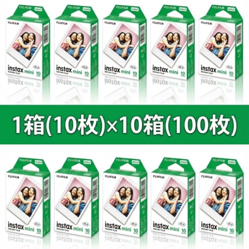 [まとめ買い]チェキ インスタントカラーフィルム(1箱10枚x10箱100枚) INSTAX MINI JP1