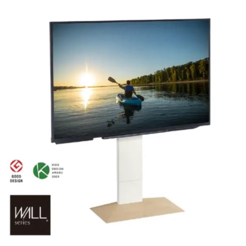 テレビスタンド WALL V3 WLTVB5W32 ホワイトオークベース ロータイプ 32～80インチ対応 [取寄商品]