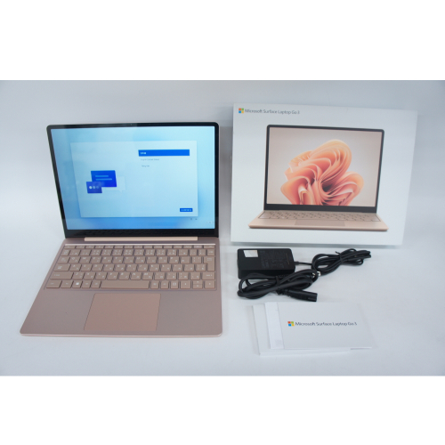 [中古B]Surface Laptop Go 3 XK7-00015 サンドストーン 店頭展示機 (Core i5-1235U/8GB/256GB/12.4インチ/Office/Win11)