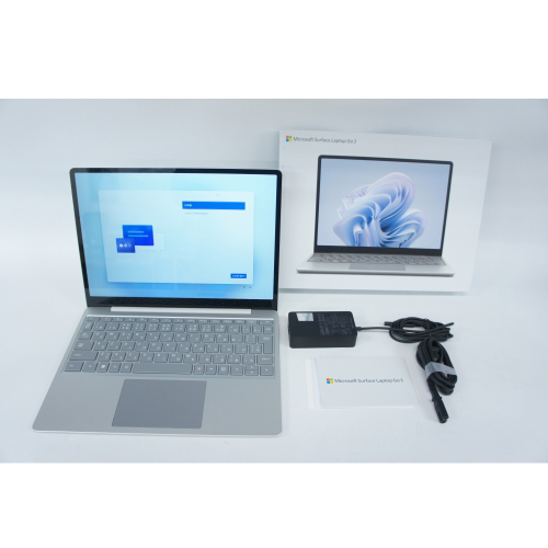 [中古B]Surface Laptop Go 3 XK7-00005 プラチナ 店頭展示機 (Core i5-1235U/8GB/256GB/12.4インチ/Office/Win11)