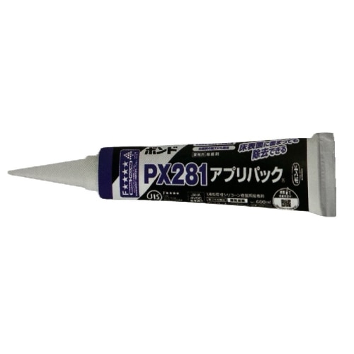 [取寄5]ZPX2812AP コニシ ボンド 変性シリコーン系床組用接着剤 手絞りタイプ(アプリパック) 600ml×12本入