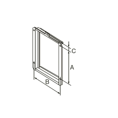 部材 扉内設置用取付BOX Rinnai UOP-P030
