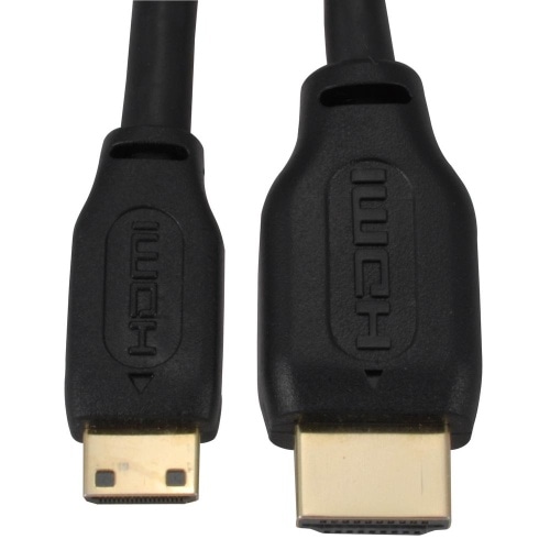 [取寄10]HDMI1.4ミニケーブル 2M VIS-C20M-K ブラック [4971275502871]