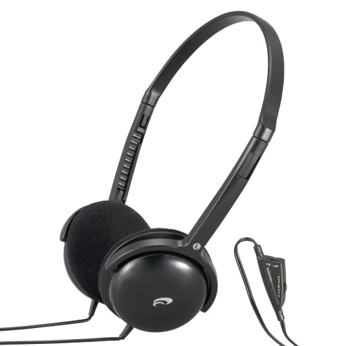 TV用ヘッドホン 5m H355 HP-H355N ブラック
