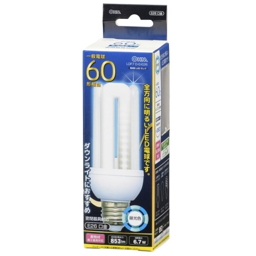 LED電球 D E26 7W 昼光色 LDF7D-G-E26 ホワイト
