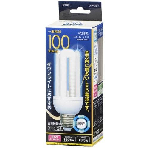 LED電球 D E26 13W 昼光色 LDF13D-G-E26 ホワイト