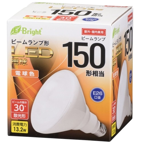 [取寄10]LED ビーム E26 13W 電球色 LDR13L-W20/150W ホワイト [4971275631250]