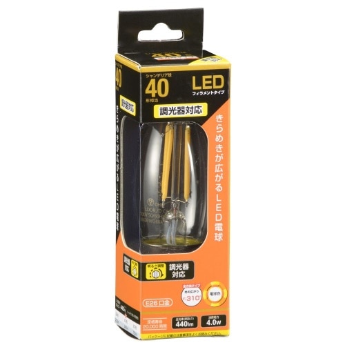 LED電球 C 4W 調光 LDC4L/D C6 クリア