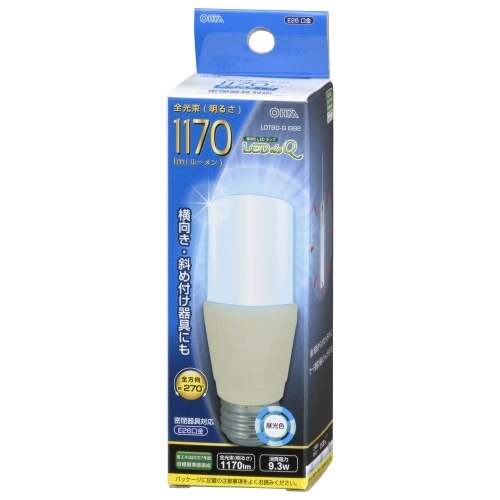LED電球T形E26 1170lm昼光色 LDT9D-G IG92 ホワイト