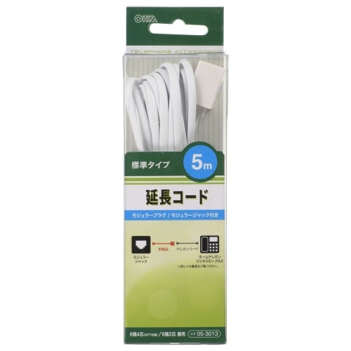 2＆4延長コード MP-MJ5MWH TP-3013 ホワイト [1本入り]