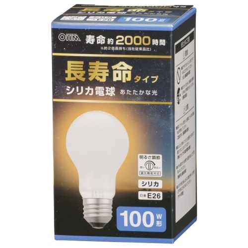 [取寄10]長寿命シリカ電球100W1P LB-DL6695WN [1個][4971275647527]