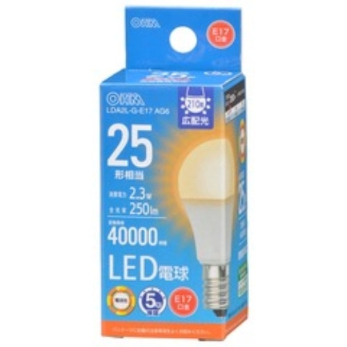 [取寄10]LED電球小形E17 LDA2L－G－E17 AG6 [1個][4971275655331]