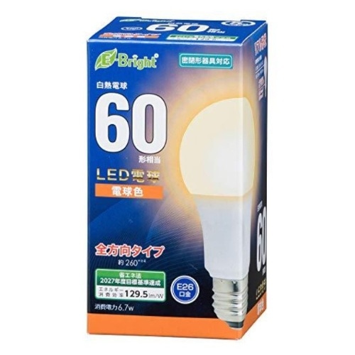 LDA7L-G AG27 LED電球 A E26 7W 電球色