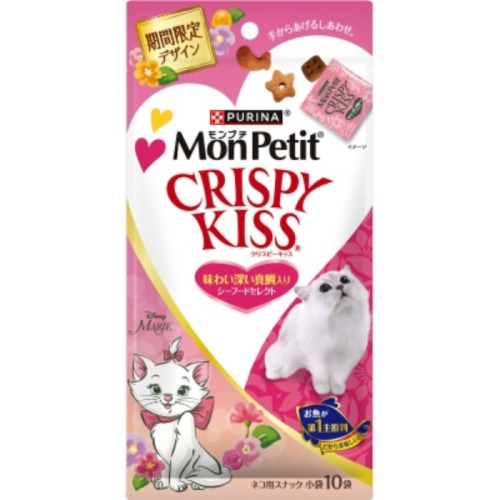 モンプチ クリスピーキッス 味わい深い真鯛入り シーフードセレクト 30g