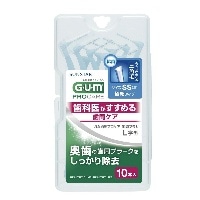 GUM歯間ブラシL字型10P SS