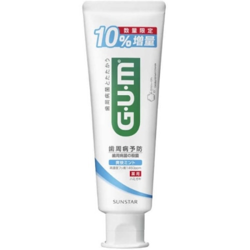GUM デンタルペースト 爽快 スタンディング 10%増量 132g