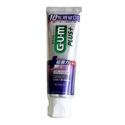 GUMプラス デンタルペースト リラックスミント 10%増量 132g