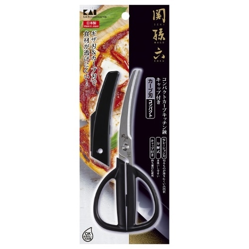関孫六コンパクトカーブキッチン鋏 DH3347