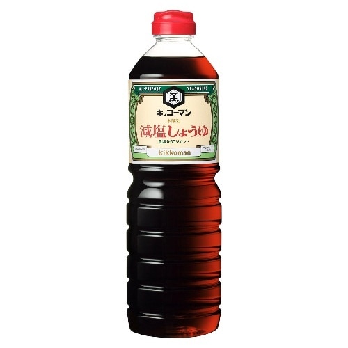 キッコーマン 正油減塩 1L [1本]