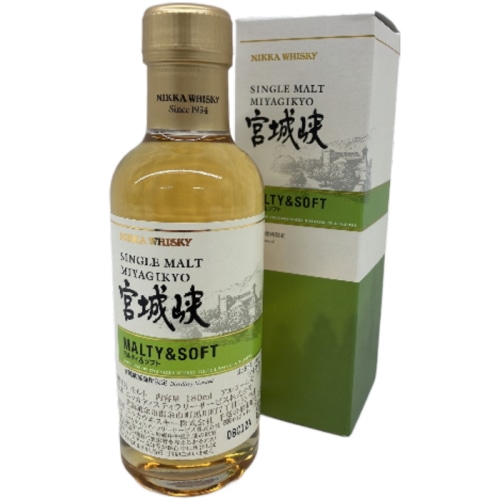 シングルモルト 宮城峡 モルティ＆ソフト 180ml 箱付