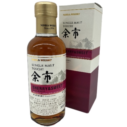 シングルモルト 余市 シェリー＆スイート 180ml 箱付