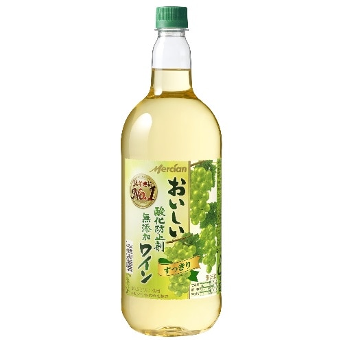 ME オイシイ無添加白ワイン ペット 1．5L