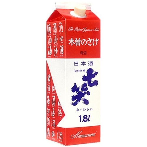 清酒 七笑い パック 1．8L