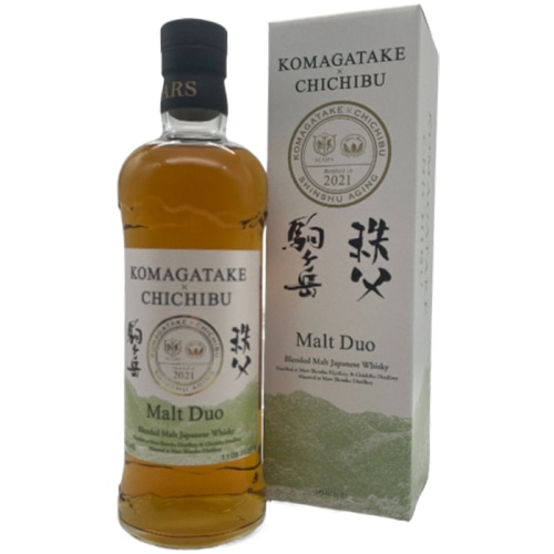 マルスウイスキー モルトデュオ 駒ヶ岳 × 秩父 54度 700ml 箱付