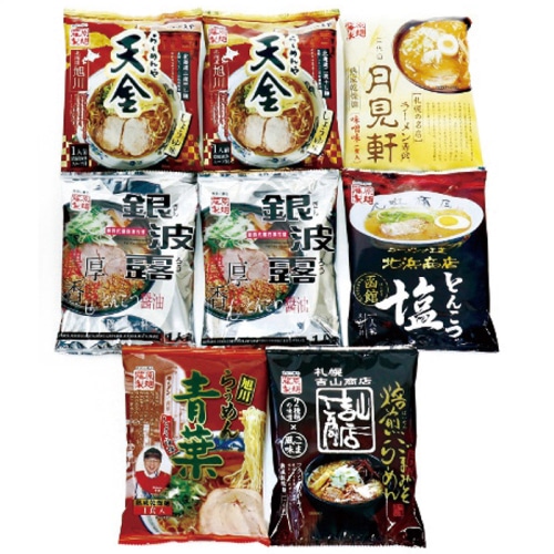 お中元 エン・ダイニング 北海道 繁盛店対決 ラーメン 8食 [直送商品](4783-092)