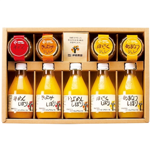 お中元 伊藤農園 100%ピュア ジュース＆ジュレ セット [直送商品](4765-107)