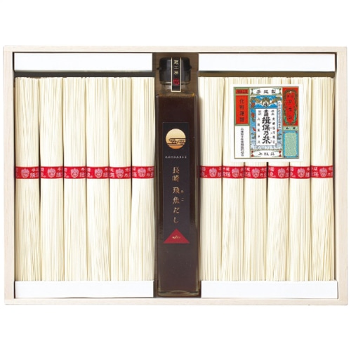 お中元 揖保乃糸 上級・長崎飛魚だしつゆ 詰合せ [直送商品](4759-039)