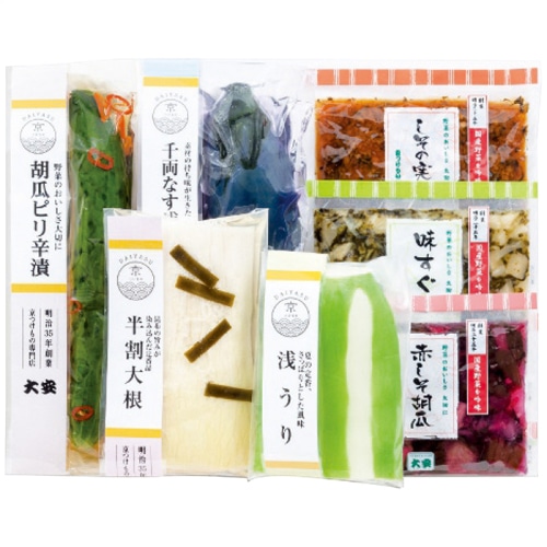 お中元 京つけもの 大安 味さわやか [冷蔵][直送商品](4749-052)
