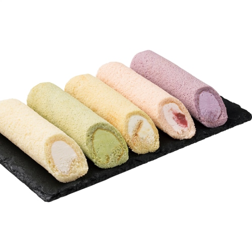 お中元  5種のふわふわスティックロールケーキ [冷凍][直送商品](4720-040)