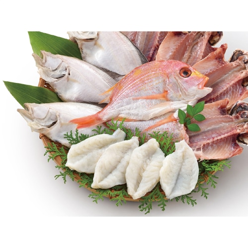 お歳暮 国近商店 真ふぐ一汐と干物セット [冷凍][直送商品](9811-024)