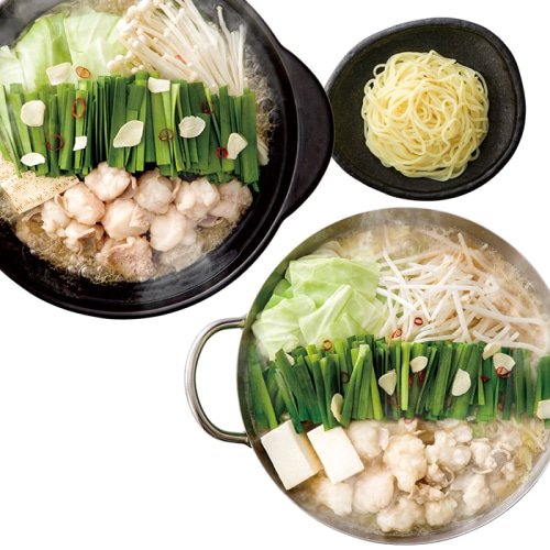 お歳暮 やまや 博多もつ鍋やまやあごだし醤油味・こく味噌味セット [冷凍][直送商品](9812-014)