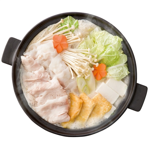 お歳暮 二反田醤油店＆千成亭風土 近江豚＆豆乳ごま鍋つゆセット [冷凍][直送商品](9813-016)