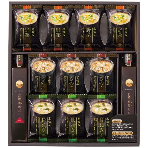 お歳暮 apide フリーズドライみそ汁＆飛魚だしセット FDA-30 [直送商品](9867-108)