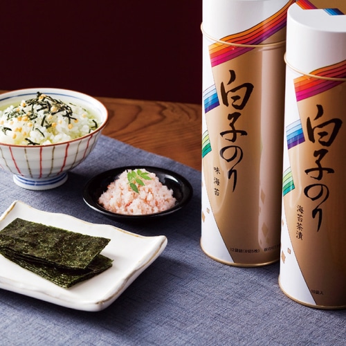 [直送商品]白子のり のり・かに缶詰合せ SN-300 (1248-059)