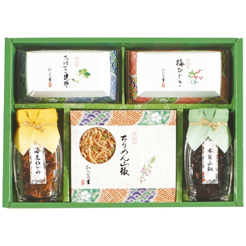 [直送商品]京･料亭 わらびの里 京楽味 佃煮詰合せ わS-30D (1264-015)