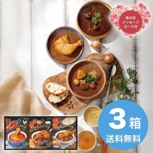 [直送商品]母の日 5/8-10お届け JAふらの 富良野スープカレーセット FSC-30 【配送指定日不可】 (1854-838)