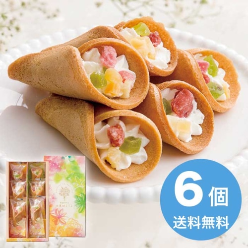 [直送10]お中元 KOMETE 花束のデザート6個入 (1678-012)